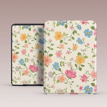 Magnetic Handheld Protective Case For Kobo eReader-Spring Meadow Bloom