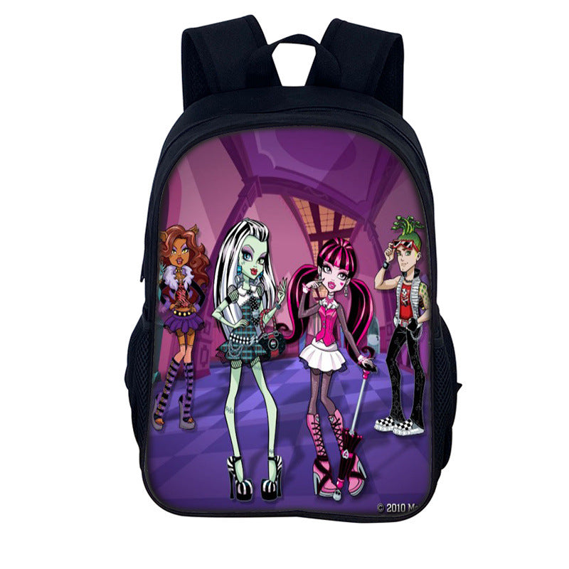 Monster High 14-Inch Kids Backpack style 4