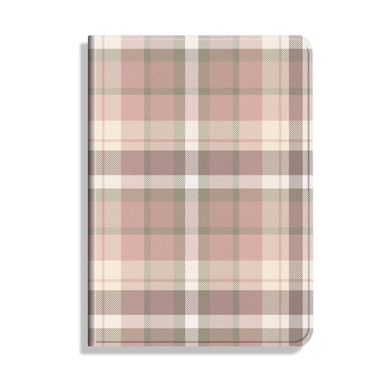 Pink-brown Plaid Case For BOOX Go 6 Gen I 2024