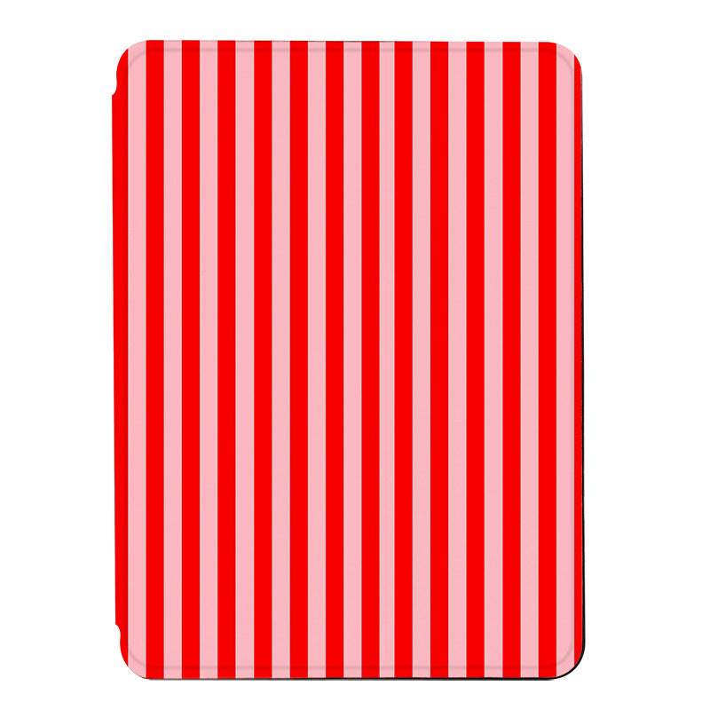 Pink And Red Stripes Case For Kindle Device