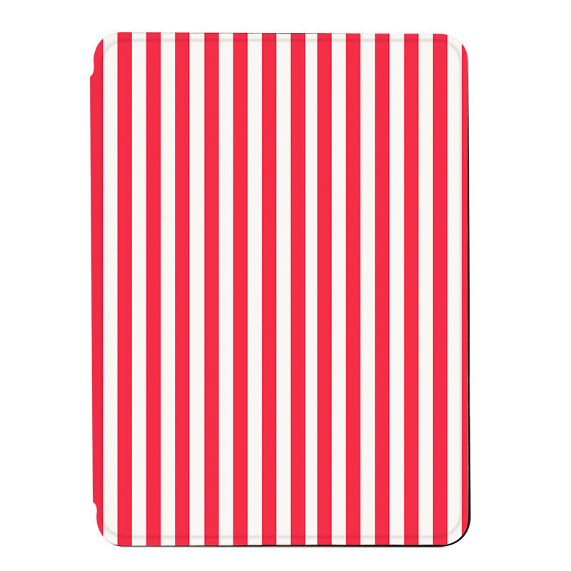 Red And White Stripes Case For Kindle Device