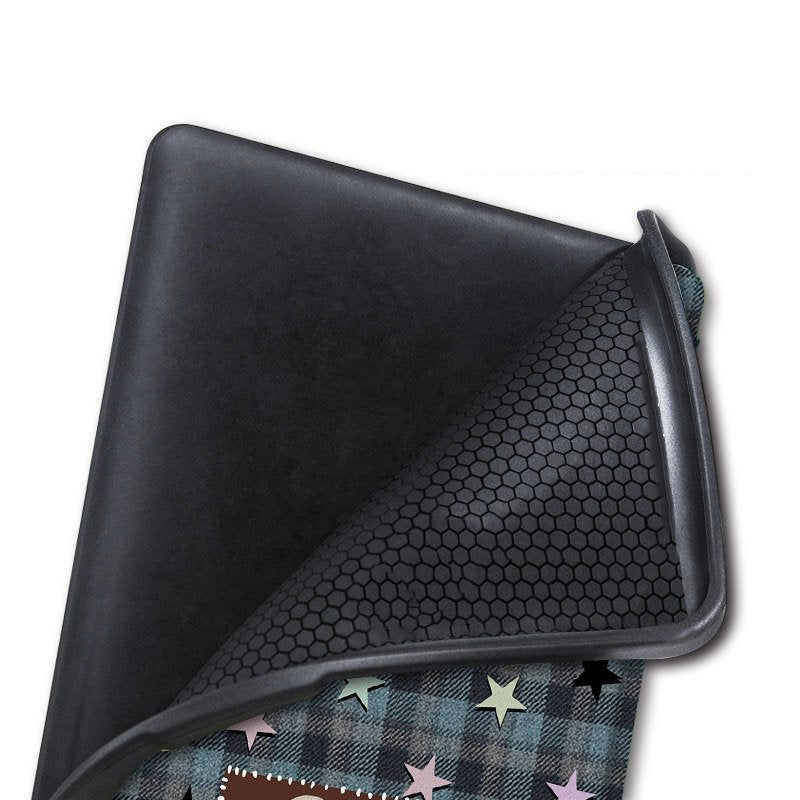 Plaid Star Handheld Cover For Kindle