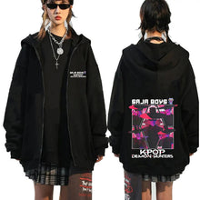 Load image into Gallery viewer, Mtmoiss Unisex KPop Demon Hunters Zipper Hoodie
