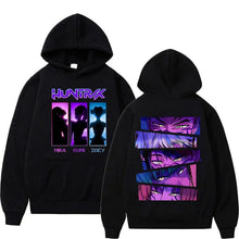 Load image into Gallery viewer, Mtmoiss Unisex Demon Hunters Letter printed Long Sleeve hoodie

