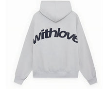 Load image into Gallery viewer, Mtmoiss Unisex With Love Letter Prined Long Sleeve Hoodie
