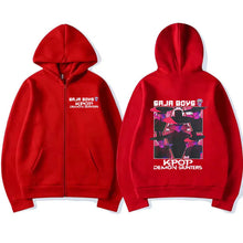 Load image into Gallery viewer, Mtmoiss Unisex KPop Demon Hunters Zipper Hoodie
