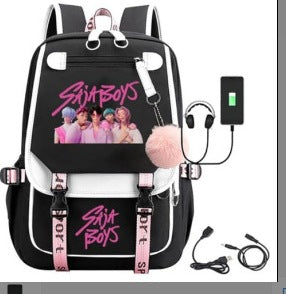 Kpop Star printed Backpack Style 5