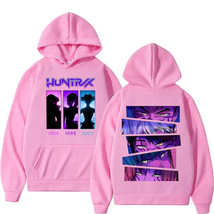 Mtmoiss Unisex Demon Hunters Letter printed Long Sleeve hoodie