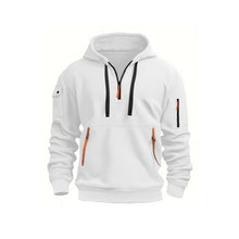 Load image into Gallery viewer, Mtmoiss Men Multi- pockets Design Long Sleeve Hoodie
