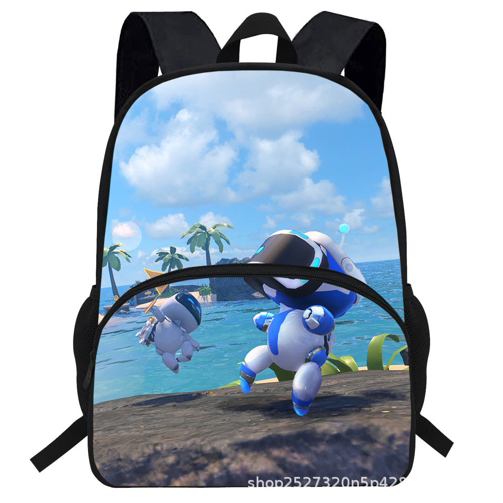 Bot Letter Printed Backpacks style 9