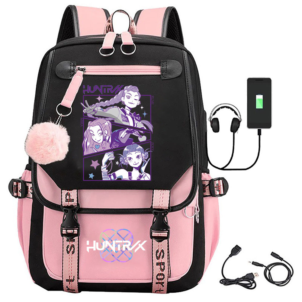 Kpop Star printed Backpack Style 4