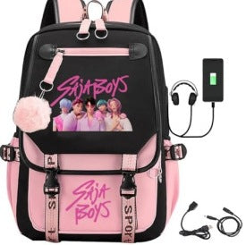 Kpop Star printed Backpack Style 5
