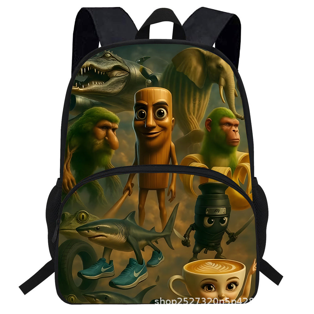 Tralalero Printed Backpack style 16