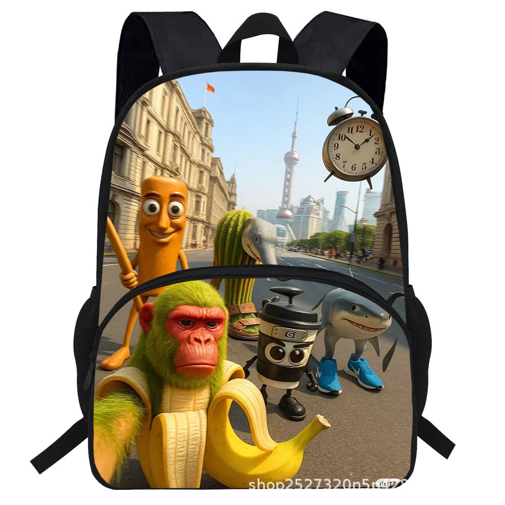 Tralalero Printed Backpack style 20