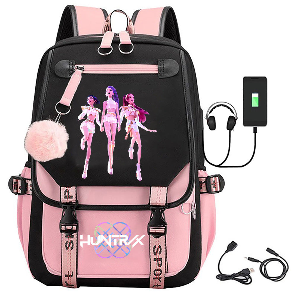 Kpop Star printed Backpack Style 12