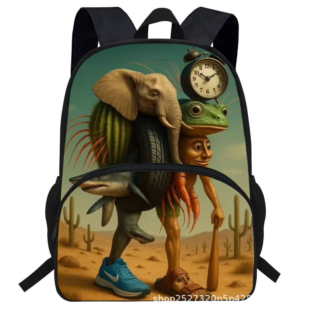 Tralalero Printed Backpack style 22