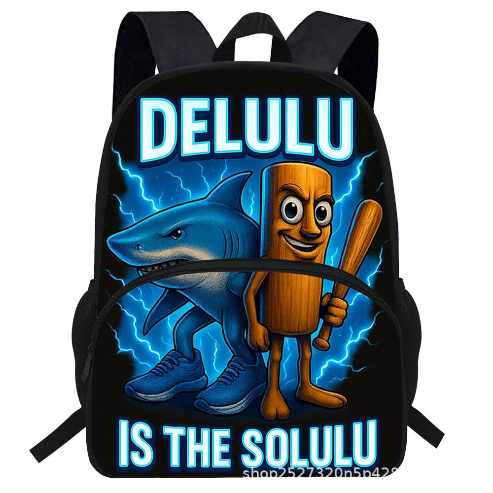 Tralalero Printed Backpack style 23