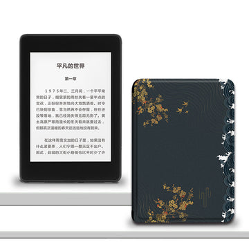 TPU Clear Case For KIndle-Golden Waves