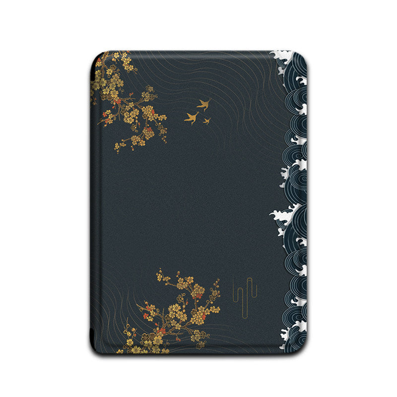 TPU Clear Case For KIndle-Golden Waves