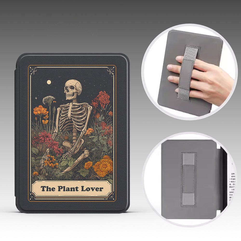 The Plant Lover Black Magnetic Case For Kobo