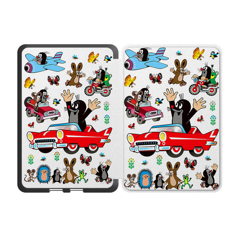 Vintage mole illustration Print Kindle Case