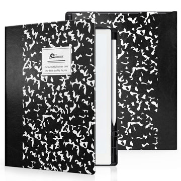 Black and White reMarkable 2 case Premium PU leather